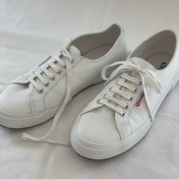 superga leather sneakers